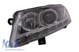 Xenon Scheinwerfer LED Tagfahrlicht für Audi A6 C6 4F 04.04-08 Chrom Ohne AFS-image-6021860