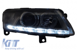 Xenon Scheinwerfer LED Tagfahrlicht für Audi A6 C6 4F 04.04-08 Chrom Ohne AFS-image-6021863