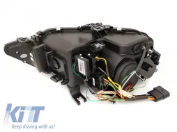 Xenon-Scheinwerferkit geeignet für Audi A4 B8 2012-2015 mit dynamischem Blinker, verchromtem Sockel, links und rechts-image-6152388