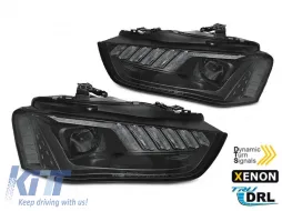 image-14-Xenon-Scheinwerferkit geeignet für Audi A4 B8 2012-2015 mit dynamischem Blinker, schwarze Basis, links und rechts