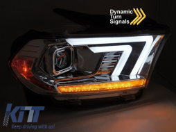 Xenon-Scheinwerferkit mit dynamischen Blinkern geeignet für Dodge Durango 2010-2013 mit Chrombasis-image-6238385