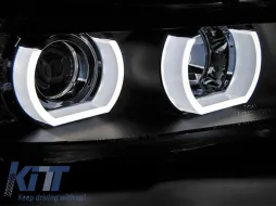 Xenon-Scheinwerfersatz geeignet für BMW 3er Reihe E90, E91 2005-2008 mit schwarzem Gehäuse, links und rechts-image-6152541