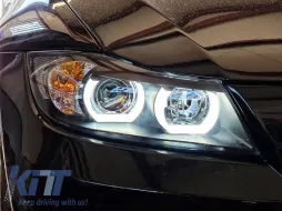 Xenon-Scheinwerfersatz geeignet für BMW 3er Reihe E90, E91 2005-2008 mit schwarzem Gehäuse, links und rechts-image-6152546