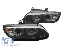 image-30-Xenon-Scheinwerfersatz geeignet für BMW 3er Serie E92 Coupé, E93 Cabriolet 2006-2010 mit schwarzem Gehäuse, für Modelle mit serienmäßigen Tagfahrlichtern, ohne AFS, links und rechts