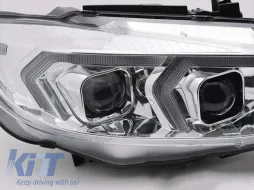 Xenon-Scheinwerfersatz geeignet für BMW 4er Serie F32 Coupé, F33 Cabriolet 2013-2017 mit Chrombasis, für das Modell mit werkseitigen Tagfahrlichtern, ohne AFS, links und rechts-image-6152676