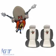 Yosemite Sam félös első óléshuzat szett, szürke-fehér, 4 részes, 2749-36-image-6292507