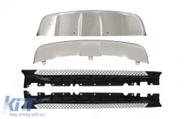 image-60-Zaštitne ploče za terensku vožnju s bočnim stupovima pogodne za BMW X6 E71 (2008-2014) od nehrđajućeg čelika