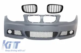 image-45-Zderzak do BMW Seria 1 E81 E82 E87 E88 2004-2011 Kratki M-Tech Look czarny fortepian