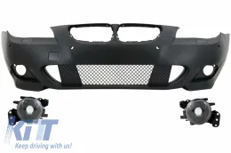 image-16-Zderzak do BMW serii 5 E60 E61 03-07 M-Technik Look PDC 24mm światła przeciwmgielne