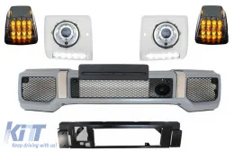 image-54-Zderzak do Mercedesa W463 89+ Obejmuje światła LED DRL Turning G65 Design
