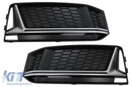 image-12-Zderzak Niżej Strona grilla Kratki do Audi A4 B9 S-Line 16-18 RS4 Design