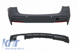 image-21-Zderzak tylny do BMW 3 F31 Touring 11-19 Dyfuzor powietrza Lewy Podwójny wylot