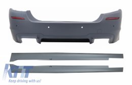 image-16-Zderzak tylny do BMW serii 5 F10 11-17 Stopnie boczne Dyfuzor powietrza M5 Design
