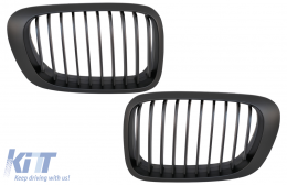 image-32-Zentrale Nierengitter für BMW 3 E46 Coupé Cabrio 1999-02.2003 Schwarz matt