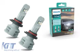 image-77-Zestaw żarówek LED Philips HB3 HB4 do reflektorów 12 V 24 V P20d P22d Ultinon Pro5100 HL 5800 K