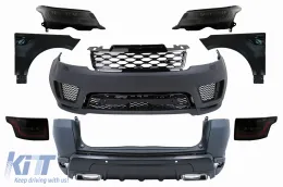 image-7-Zestaw Body Kit do Range Rover Sport L494 13-17 Konwersja zderzaka błotnika na wygląd z 2019 roku