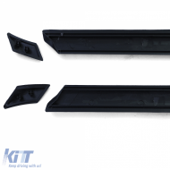 Zierleisten, Türverkleidungen, Stoßleisten, 8-teiliges Set + Clips, geeignet für VW Golf 3 91-97 4-Türer-image-6205186