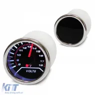 Zusätzliches Installationsinstrument für Voltanzeige universal 52mm Black Magic beleuchtet-image-6190938